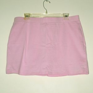 NWOT Fame 4 Fifteen pink cotton skort XL